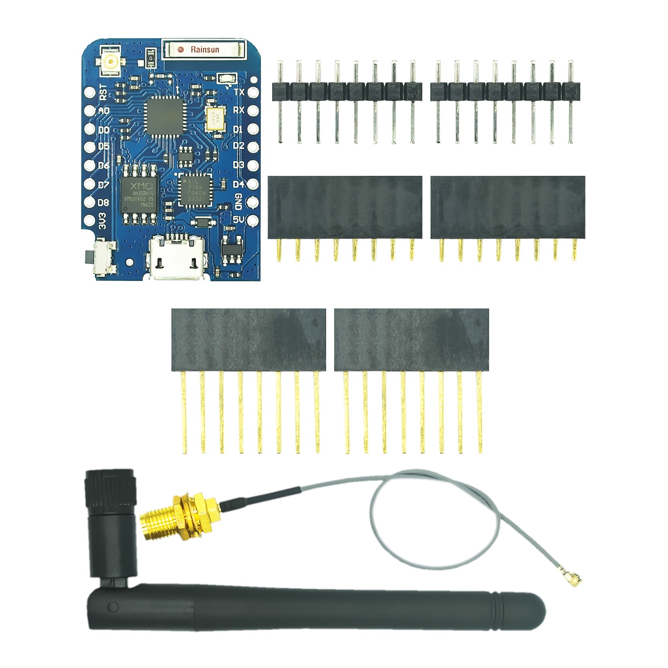 D1 Mini Pro - Wemos D1มินิโปร4ม. 16ม. ไบต์ขั้วต่อเสาอากาศภายนอกแบบไบต์ ESP8266โหนด ESP-8266EX