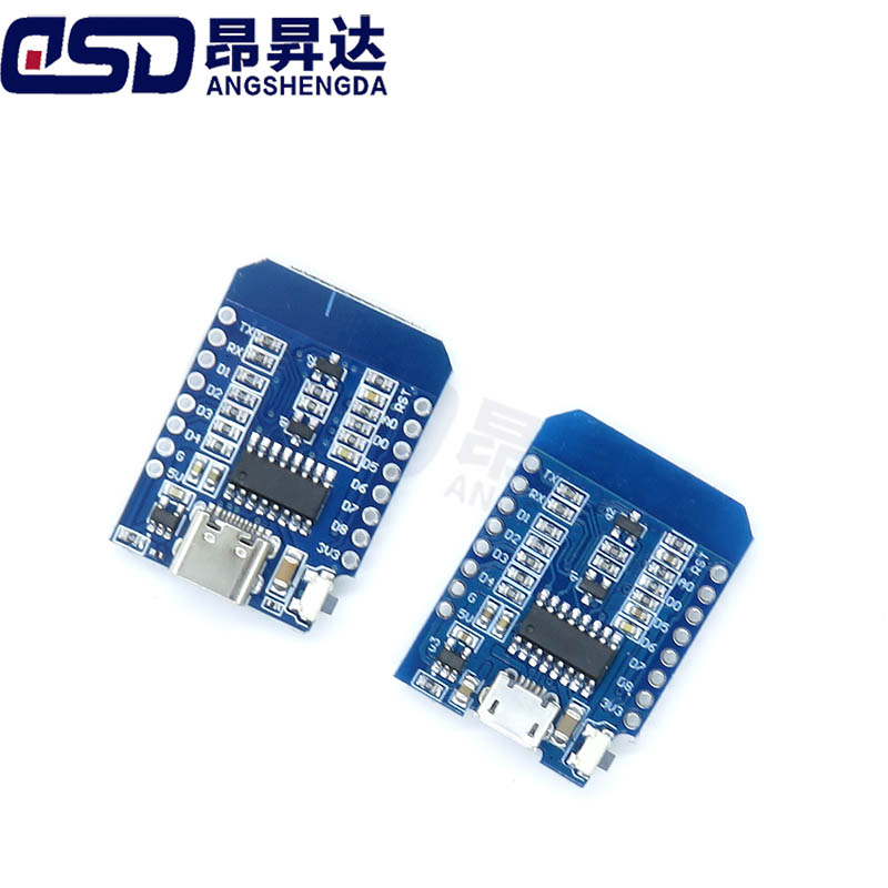 Nodemcuv2 - บอร์ดพัฒนา Wemos D1 Mini TYPE-C/MICRO USB