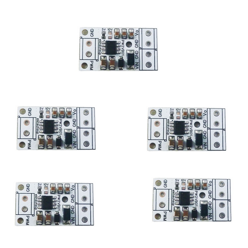 Nodemcu 32S - 5PCS PWM to DAC Converter อินพุตสัญญาณพัลส์เอาต์พุต
