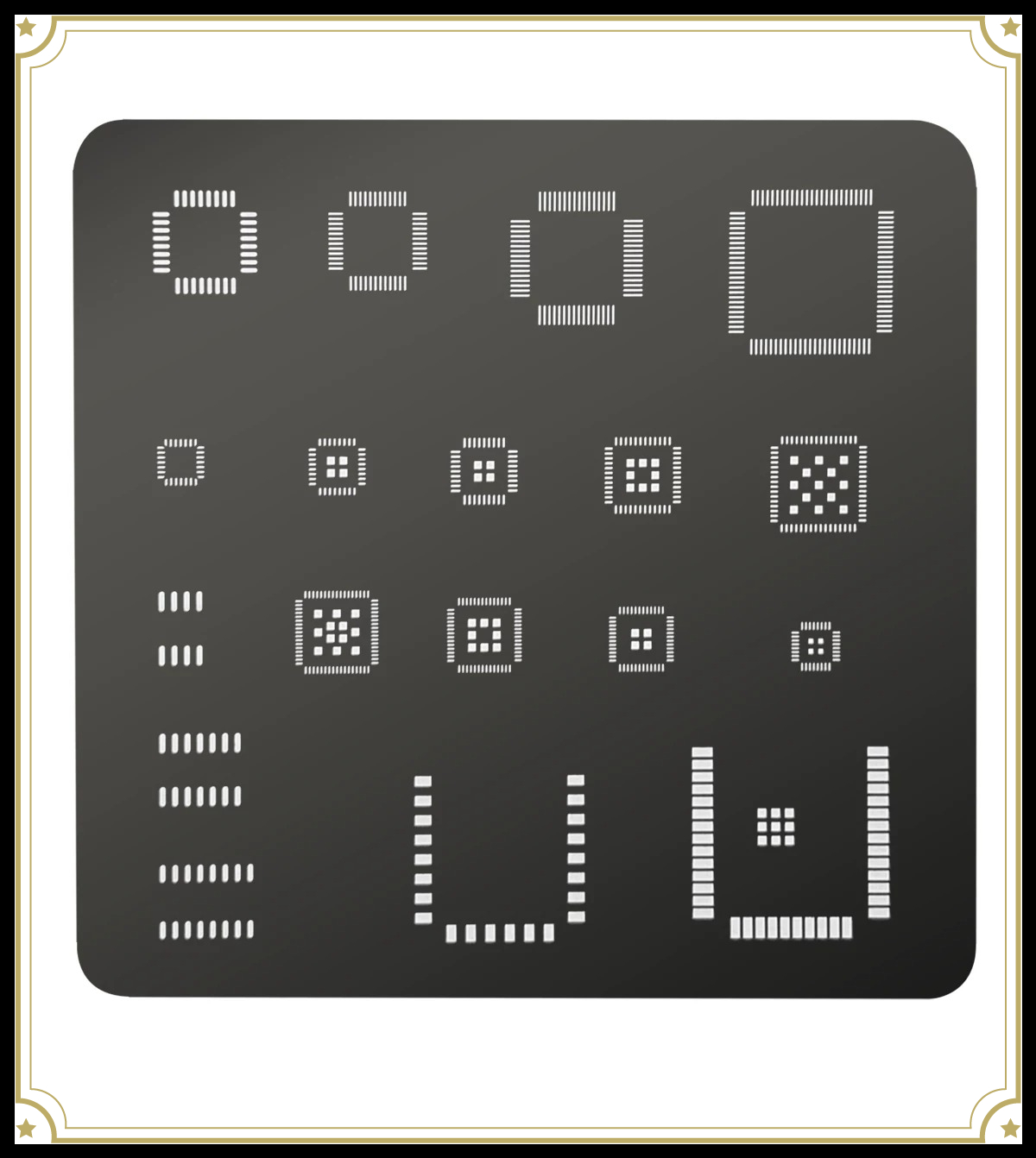 Doit Esp32 - แผ่นสเตนซิล IC แบบสากล QFP QFN SOP