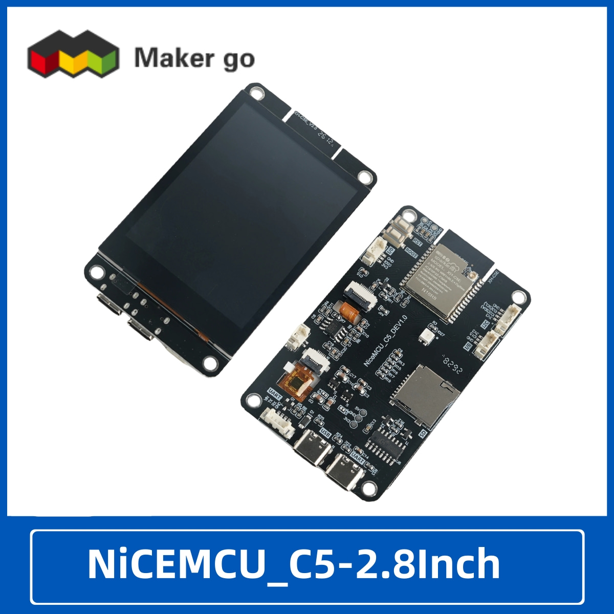 Doit Esp32 - บอร์ดพัฒนา ESP32-C5 รองรับ Wi-Fi แบบสองย่านความถี่ พร้อมหน้าจอสัมผัสขนาด