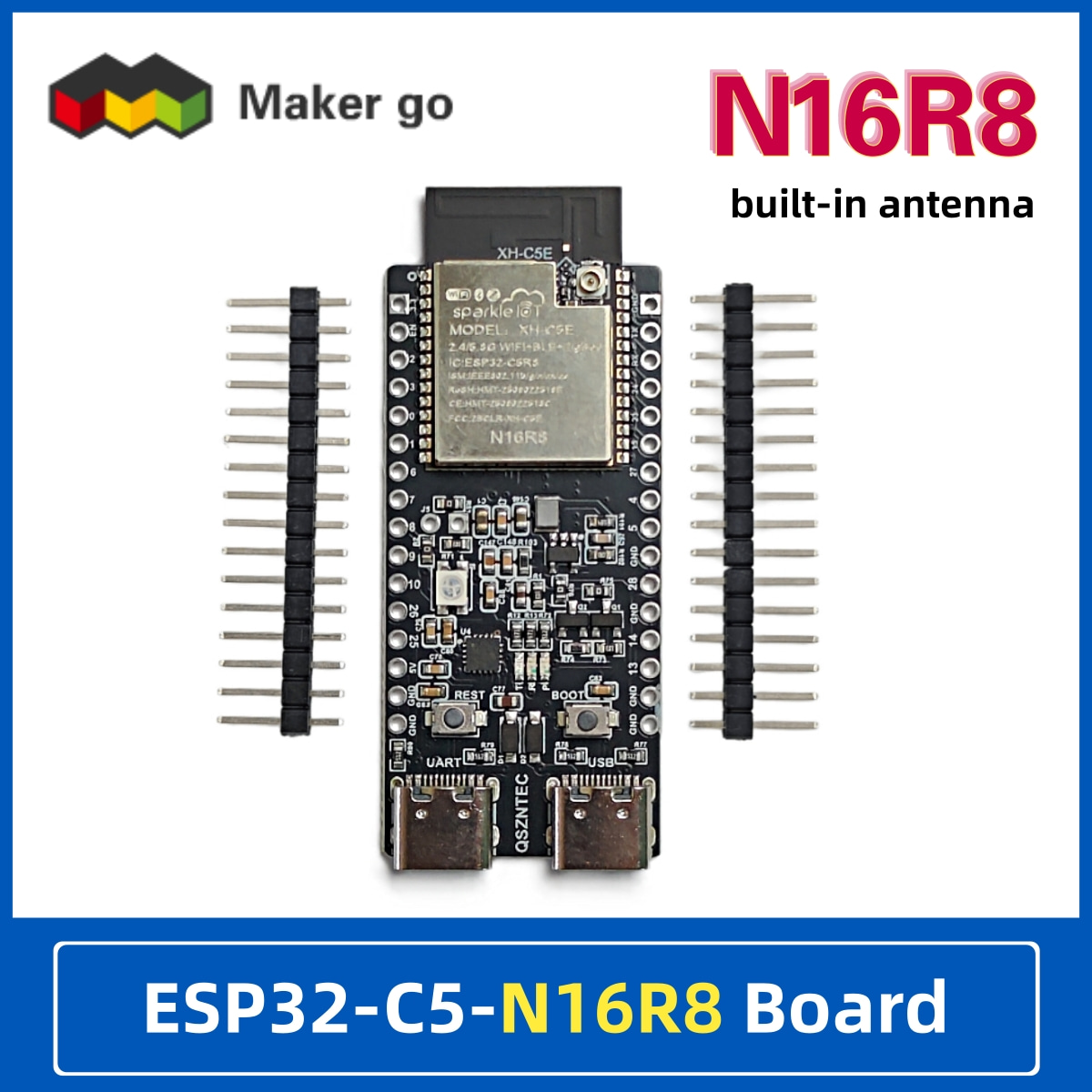 Doit Esp32 - บอร์ดพัฒนา ESP32-C5-N16R8 รองรับ Wi-Fi 6 แบบดูอัลแบนด์