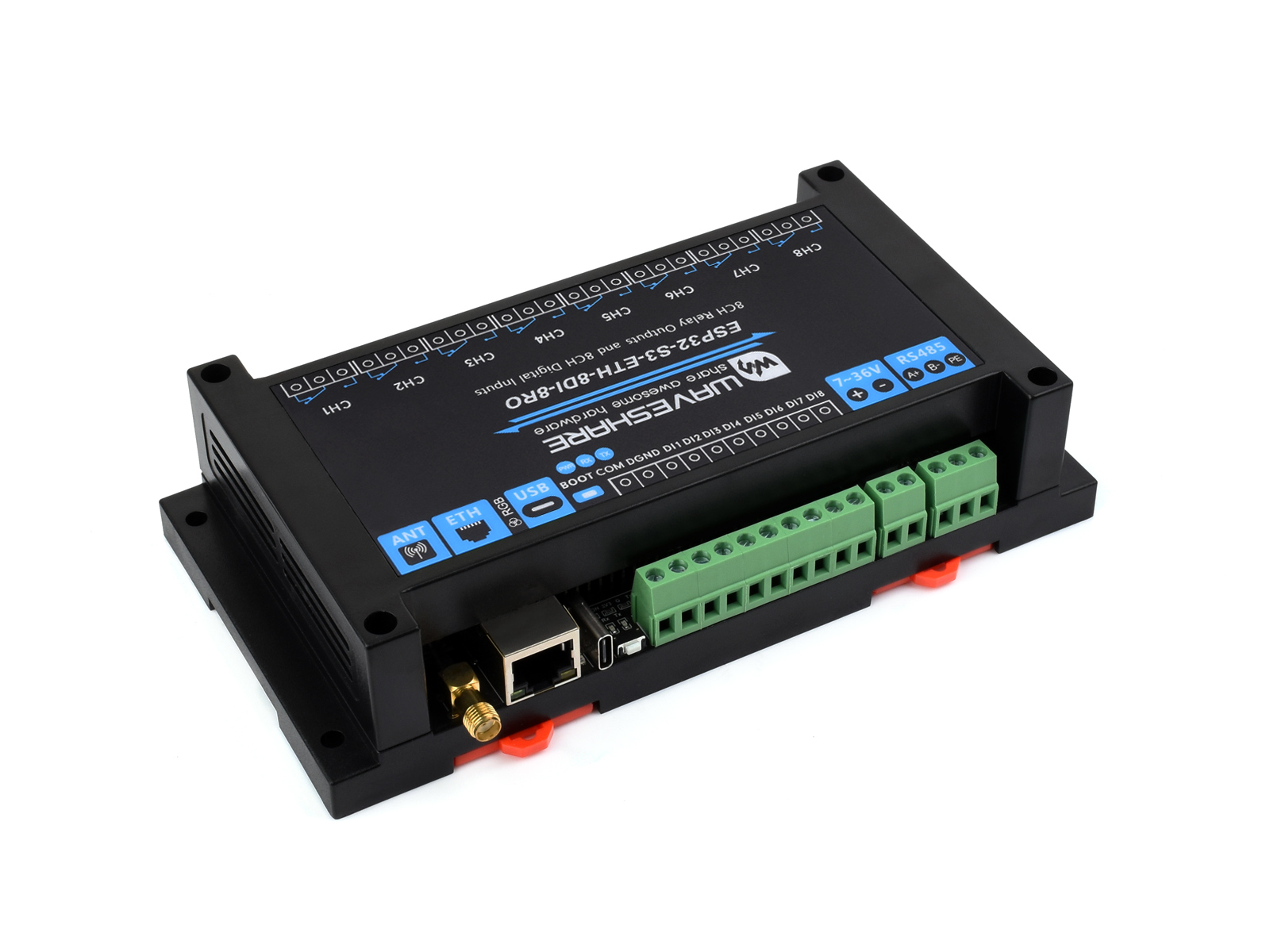 Waveshare อุตสาหกรรม 8-Channel - Waveshare Esp32 บทวิจารณ์และราคา