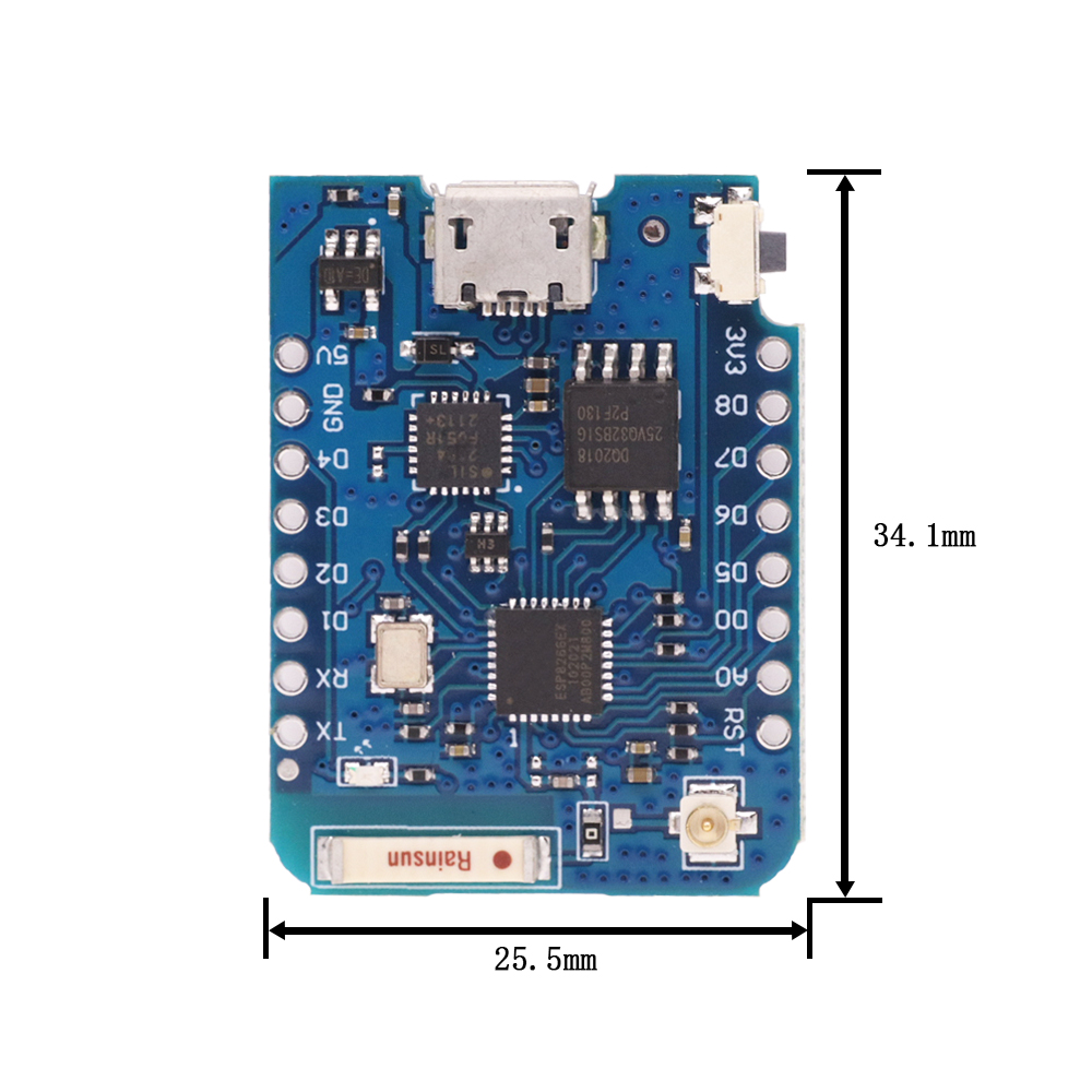 Wemos D1มินิโปร V3.0 NodeMcu 4 - D1 Mini Pro บทวิจารณ์และราคา