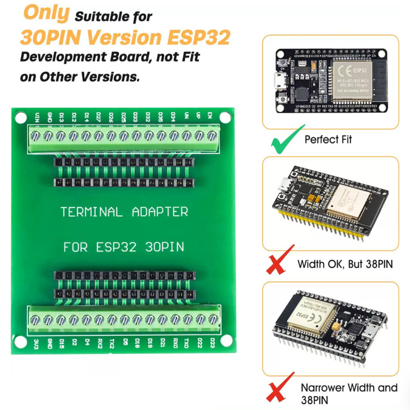 บอร์ดพัฒนา ESP32 NodeMCU-32S E - Doit Esp32 บทวิจารณ์และราคา