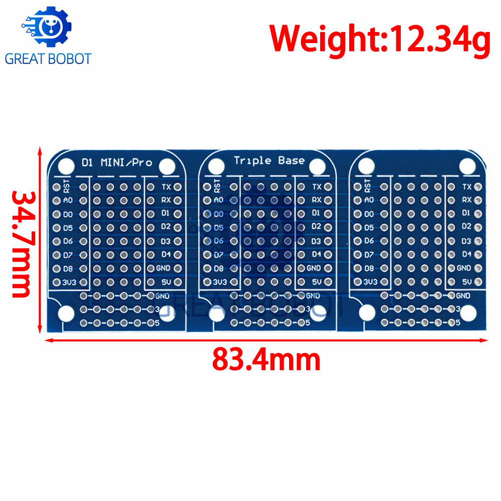 บอร์ดเวมอส ดี1 มินิแบบสองด้าน  - Wemos D1 Mini บทวิจารณ์และราคา