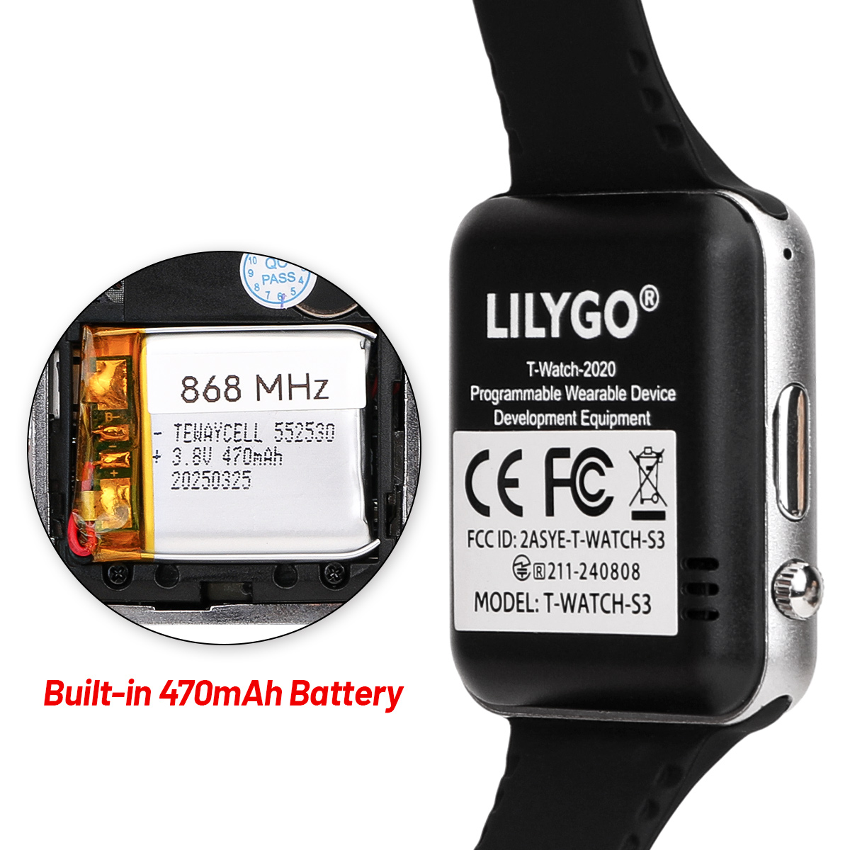 บอร์ดพัฒนา T-Watch-S3 ESP32-S3 - Ttgo T Watch บทวิจารณ์และราคา