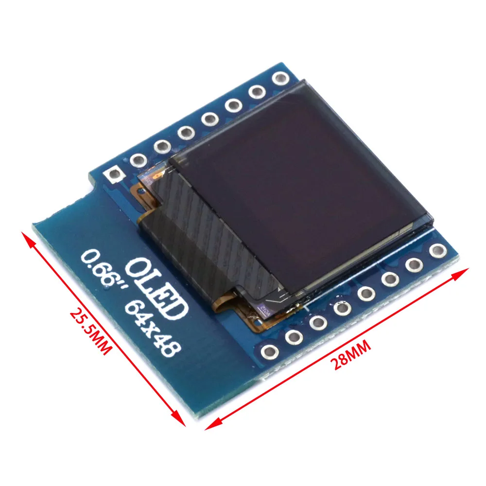 หน้าจอ OLED SSD1306 I2C สำหรับ - Wemos D1 Mini บทวิจารณ์และราคา