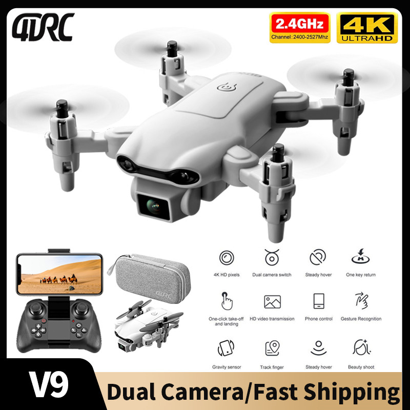 4DRC โดรนขนาดเล็ก4K HD V9ใหม่ก - D1 Mini Pro บทวิจารณ์และราคา