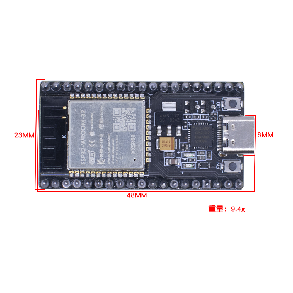 บอร์ดพัฒนา IoT ไร้สาย NodeMCU- - Nodemcu 32S บทวิจารณ์และราคา