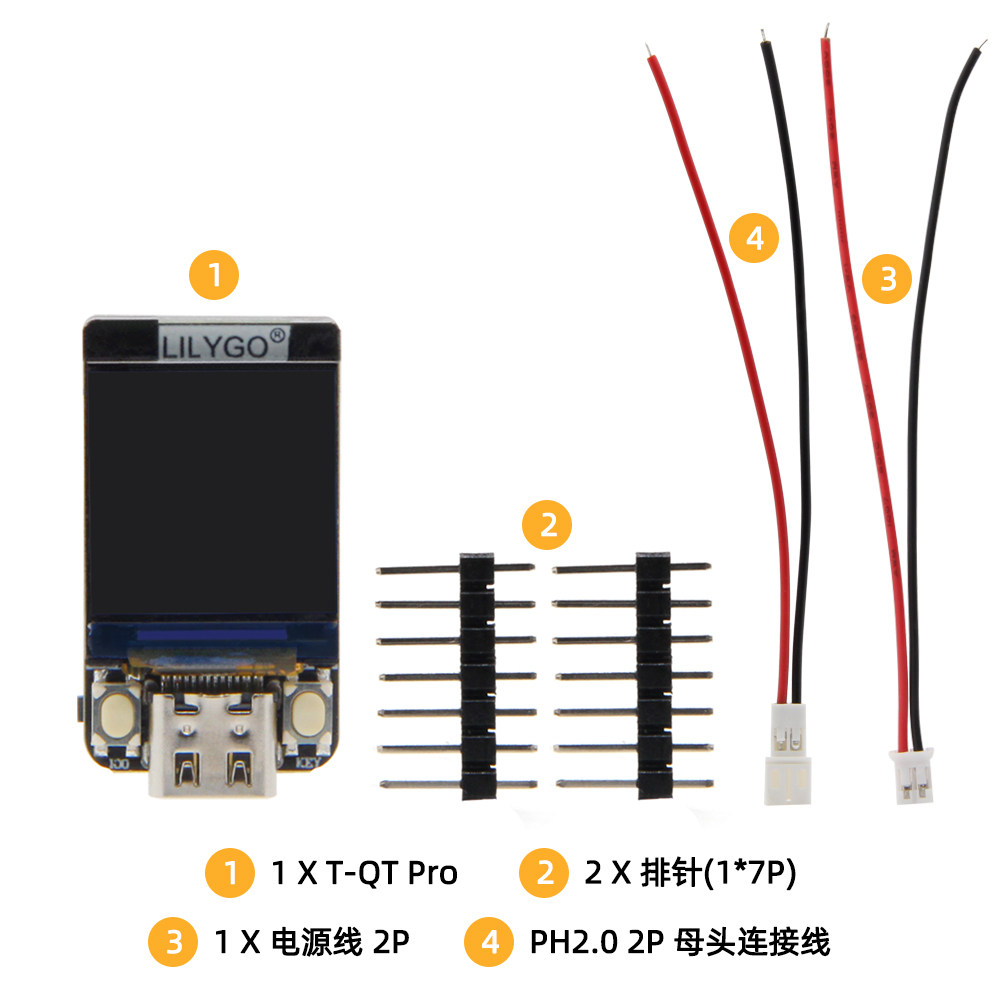 LILYGO T-QT Pro ESP32-S3 GC9A0 - Lolin S3 บทวิจารณ์และราคา