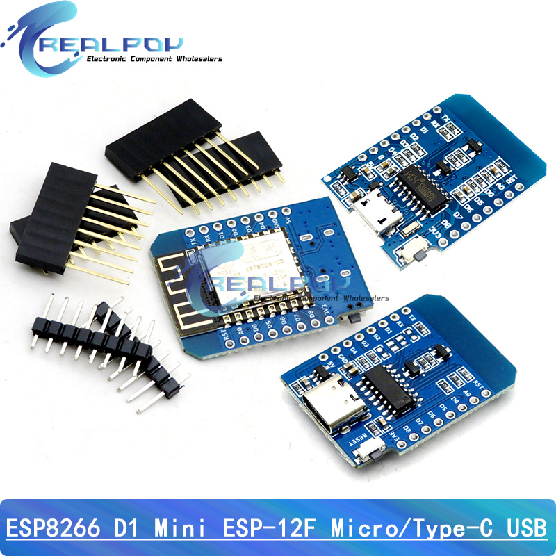 D1 Mini TYPE-C/MICRO ESP8266 E - Nodemcuv2 บทวิจารณ์และราคา