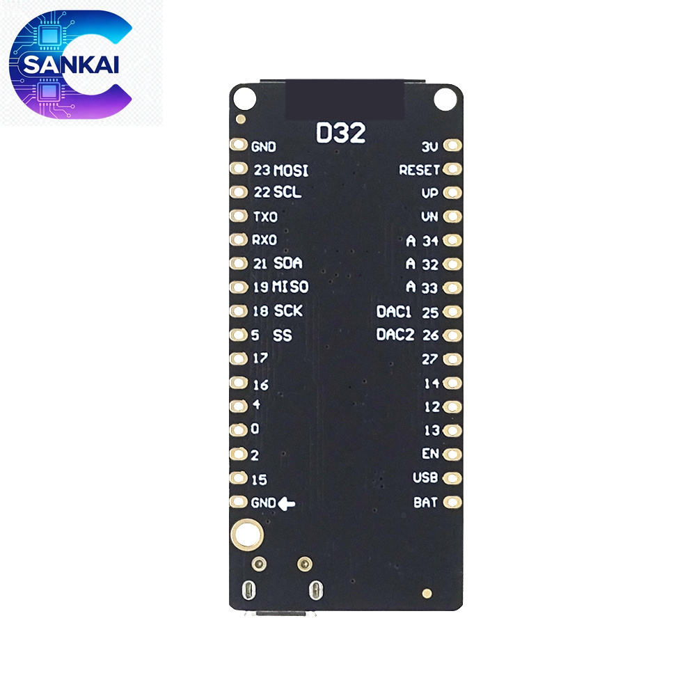 บอร์ด Wemos LOLIN D32 V1.0.0 E - Lolin D32 บทวิจารณ์และราคา